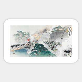 Japanese templete art Sticker